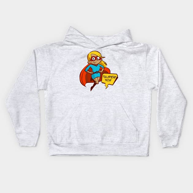 Super Mom Kids Hoodie by Simple Ever